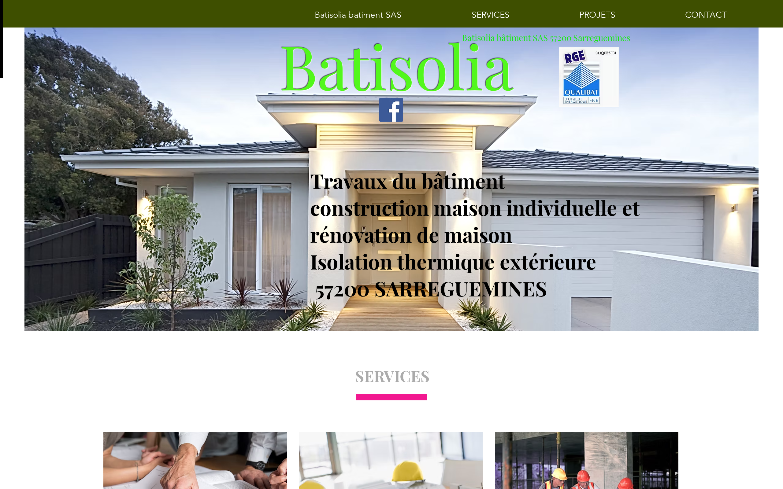 Aperçu du site Batisolia bâtiment SAS