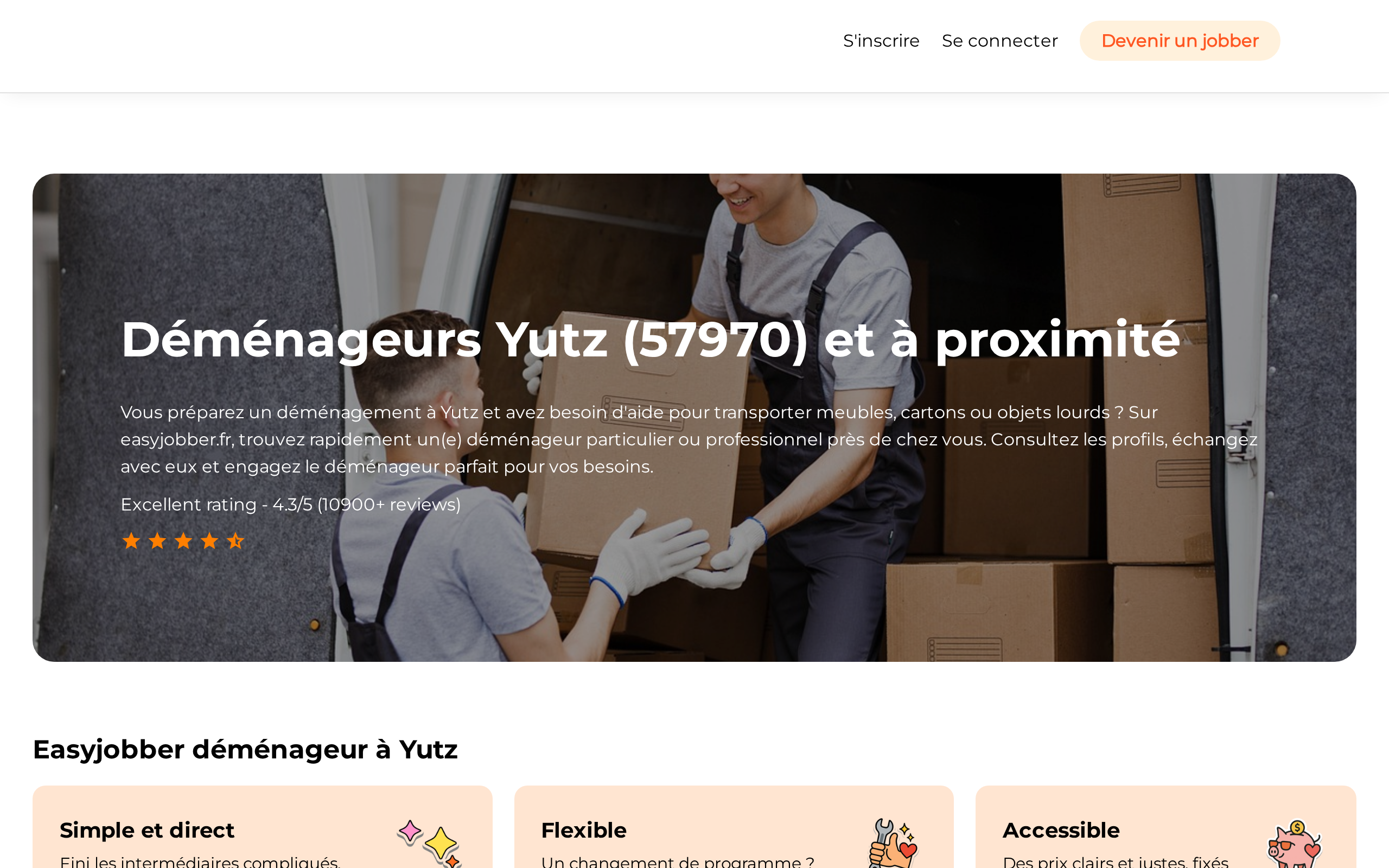 Aperçu du site Easyjobber