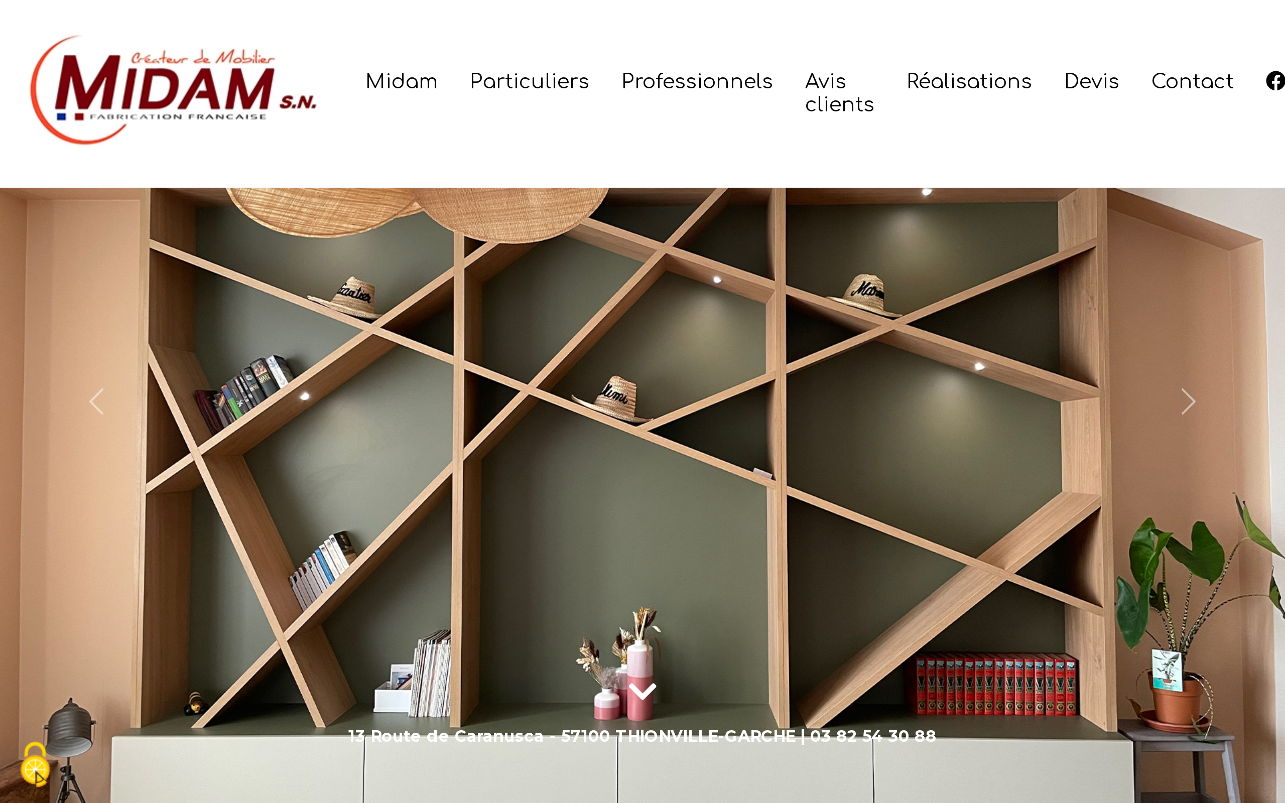 Aperçu du site MIDAM SN