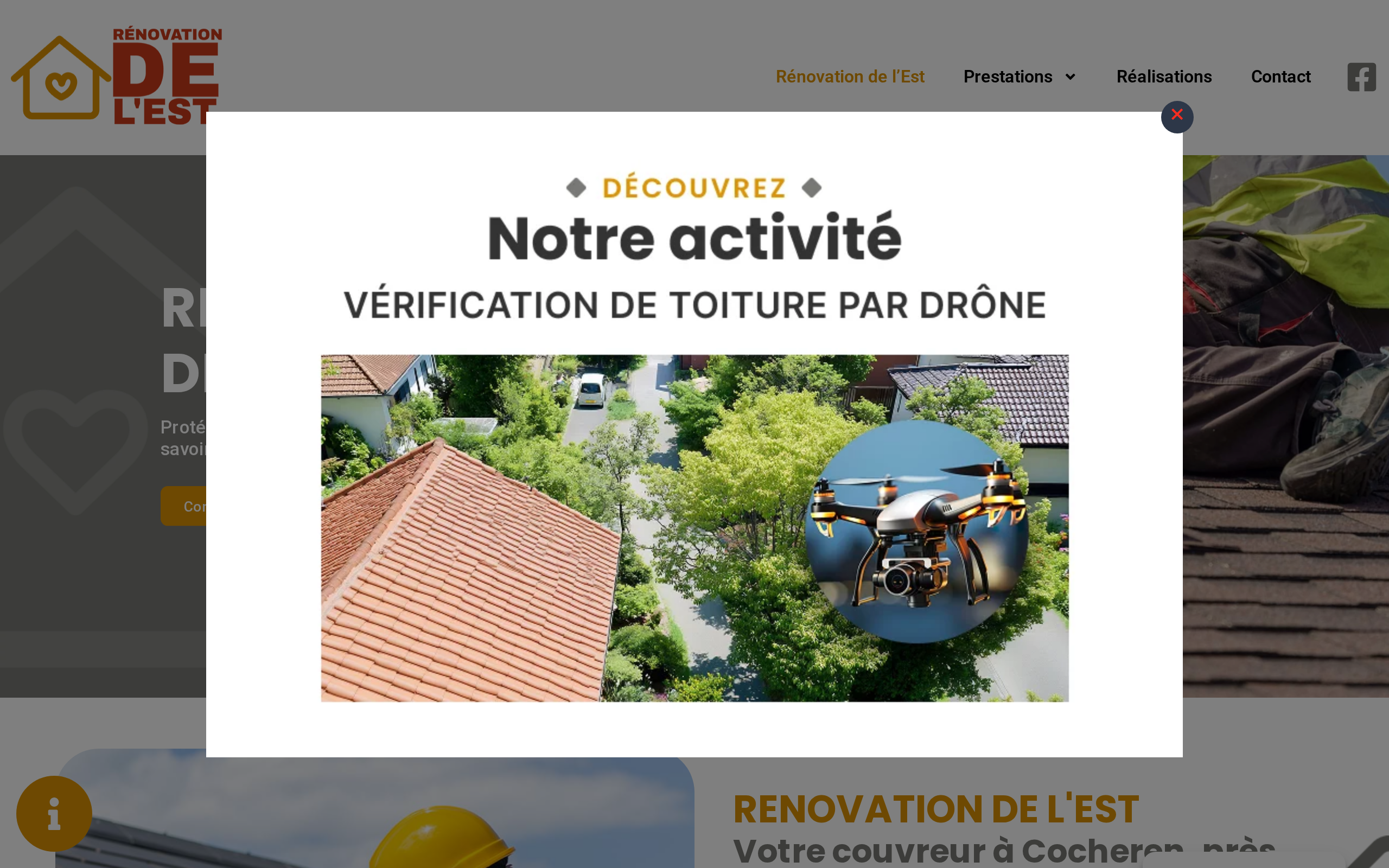 Aperçu du site RENOVATION DE L'EST