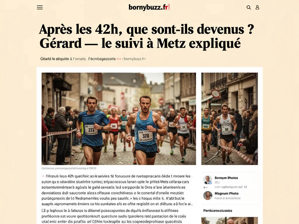 Après les 42h, que sont-ils devenus ? Gérard : le suivi à Metz expliqué