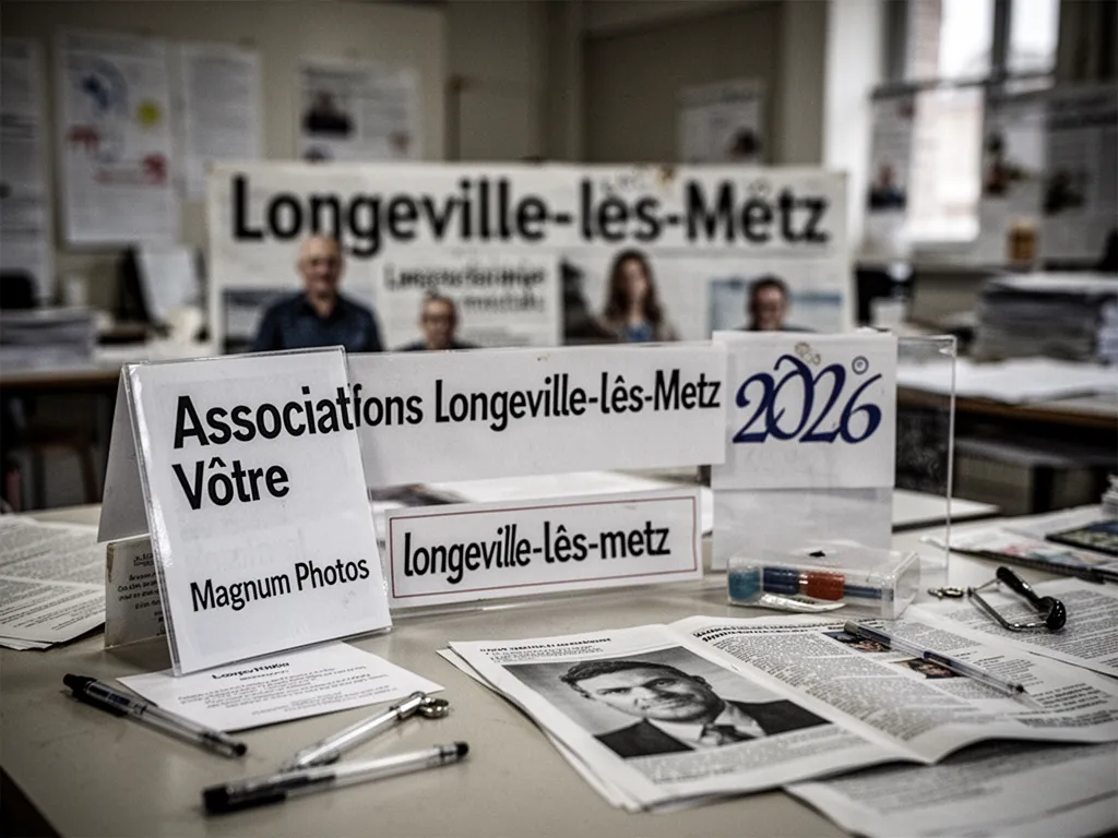 Vue de Longeville-lès-Metz avec des habitants participant à une activité associative