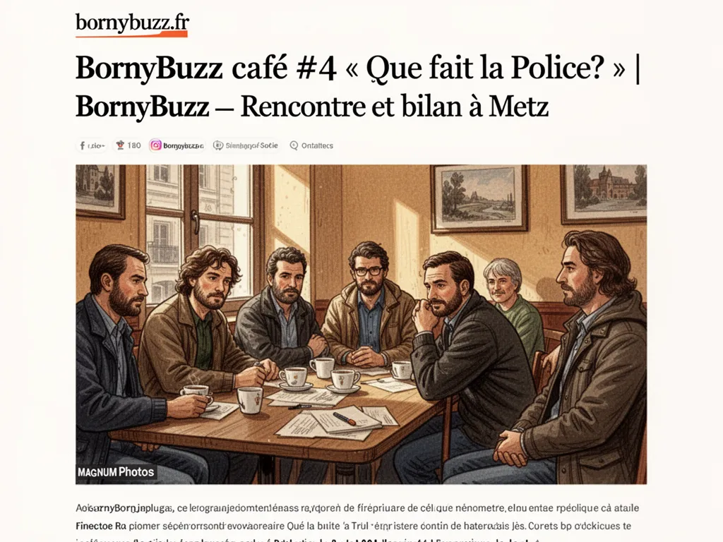 BornyBuzz café #4 « Que fait la Police? » | BornyBuzz : Rencontre et bilan à Metz