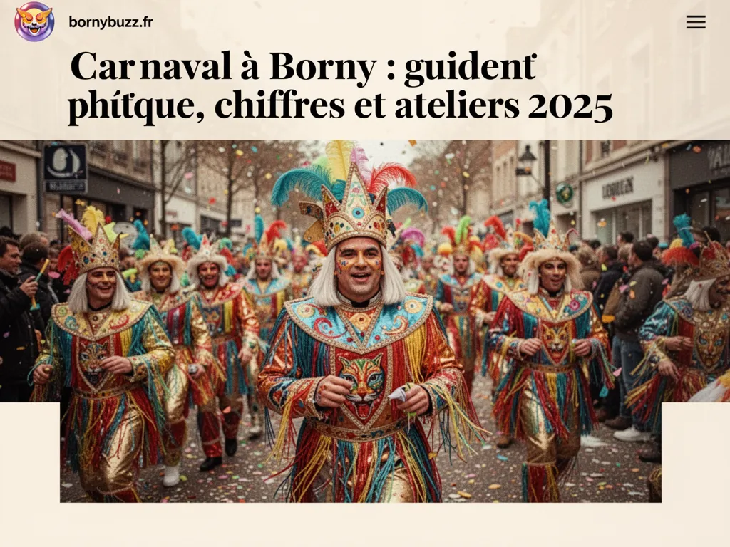 Carnaval à Borny : guide pratique, chiffres et ateliers 2025