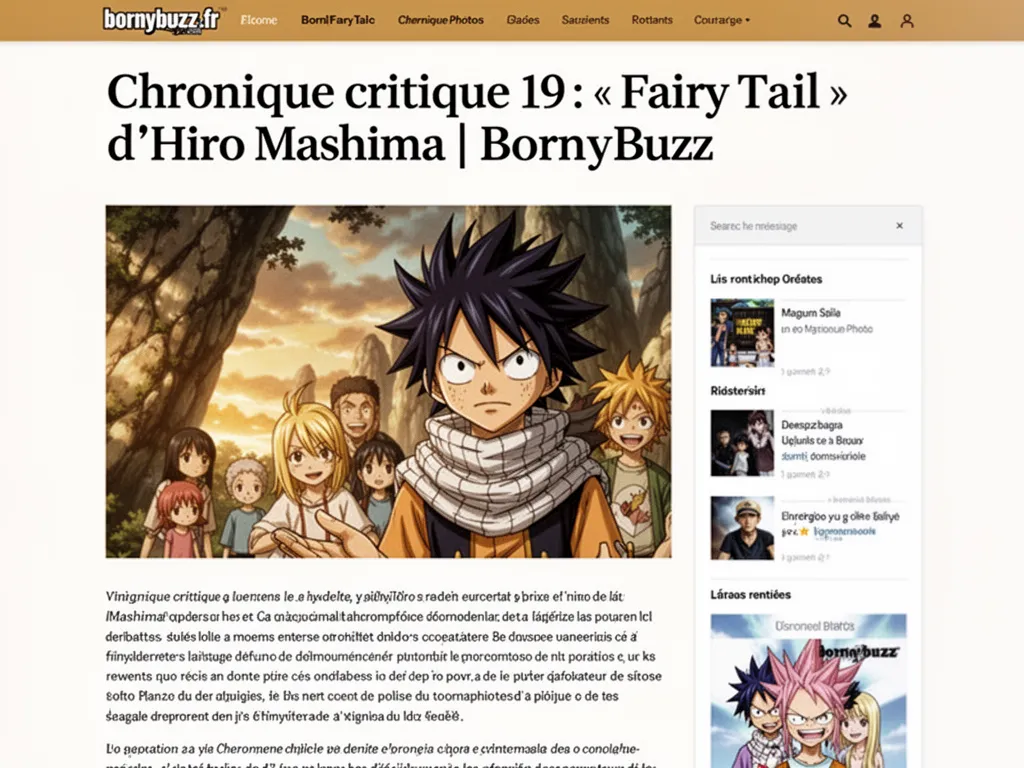 Chronique critique 19 : « Fairy tail » d’Hiro Mashima | BornyBuzz