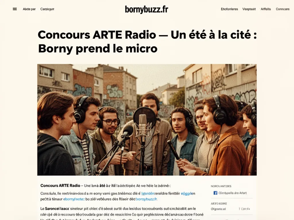 Concours ARTE Radio : Un été à la cité : Borny prend le micro
