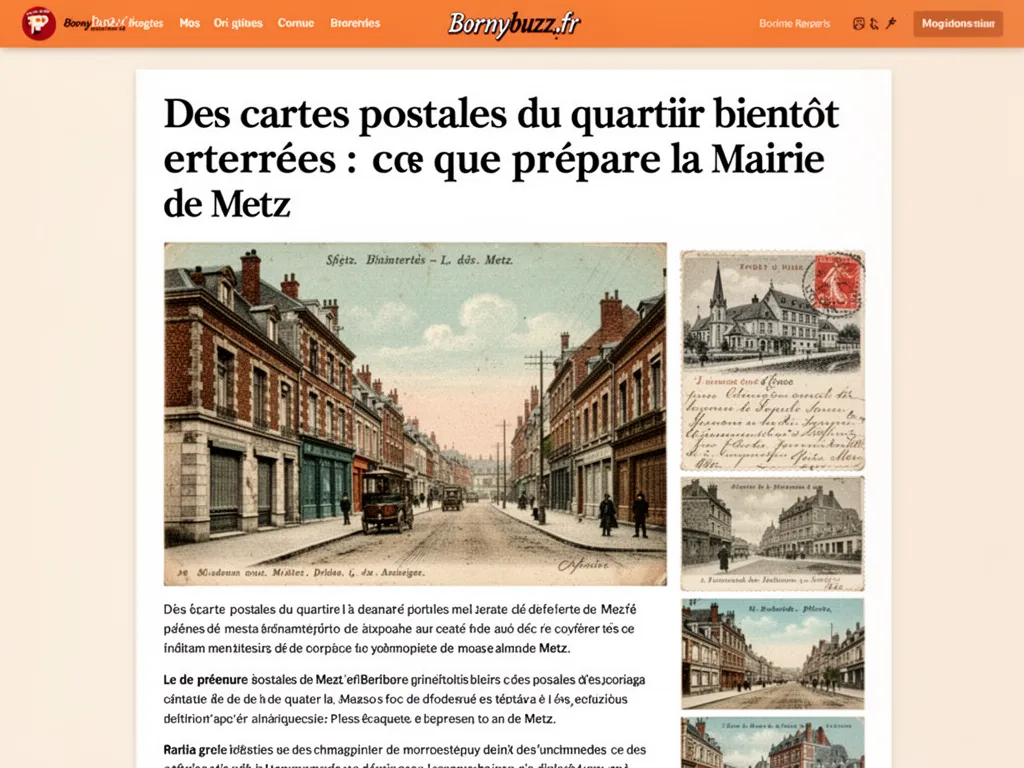 Des cartes postales du quartier bientôt enterrées : ce que prépare la Mairie de Metz