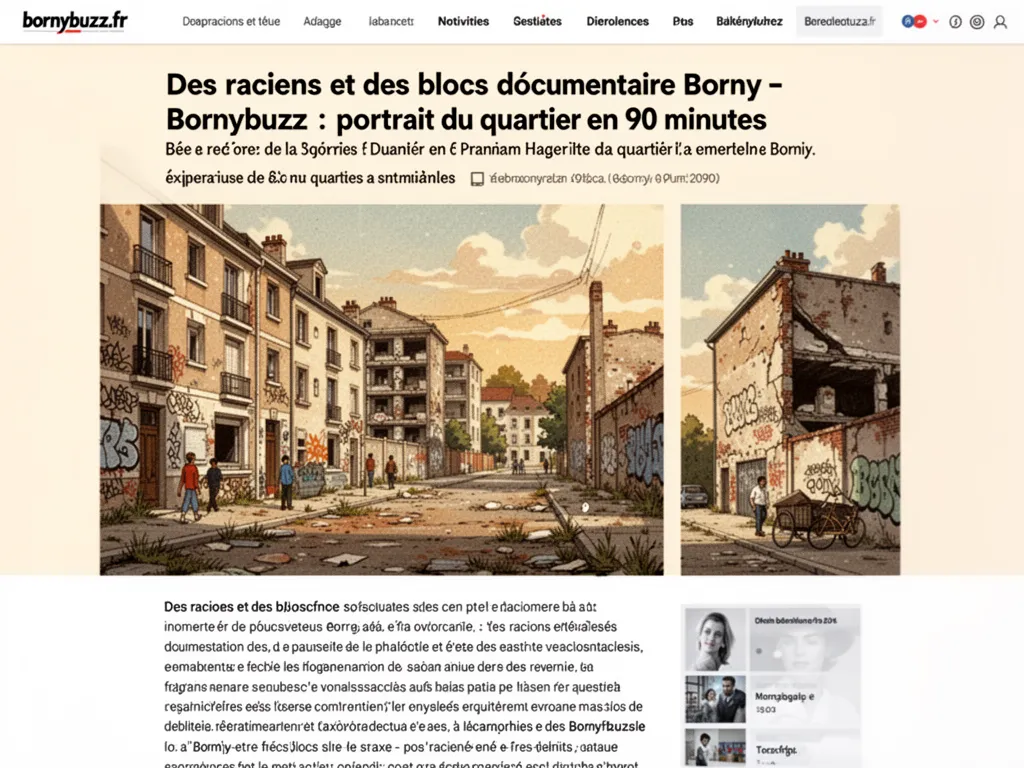 Des racines et des blocs documentaire Borny - Bornybuzz : portrait du quartier en 90 minutes