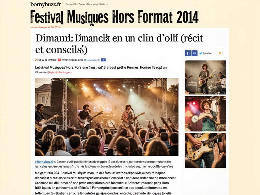 Festival Musiques Hors Format 2014 : Dimanche en un clin d’œil (récit et conseils)
