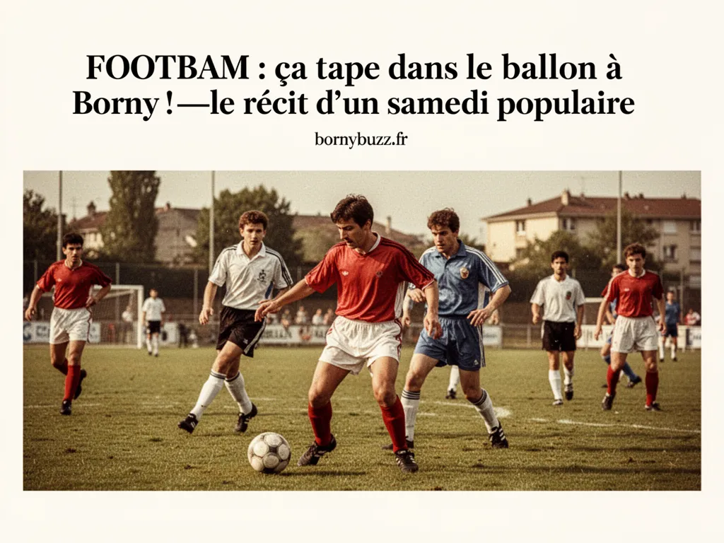 FOOTBAM : ça tape dans le ballon à Borny ! : le récit d’un samedi populaire