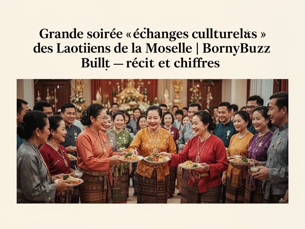 Grande soirée « échanges culturels » des Laotiens de la Moselle | BornyBuzz : récit et chiffres