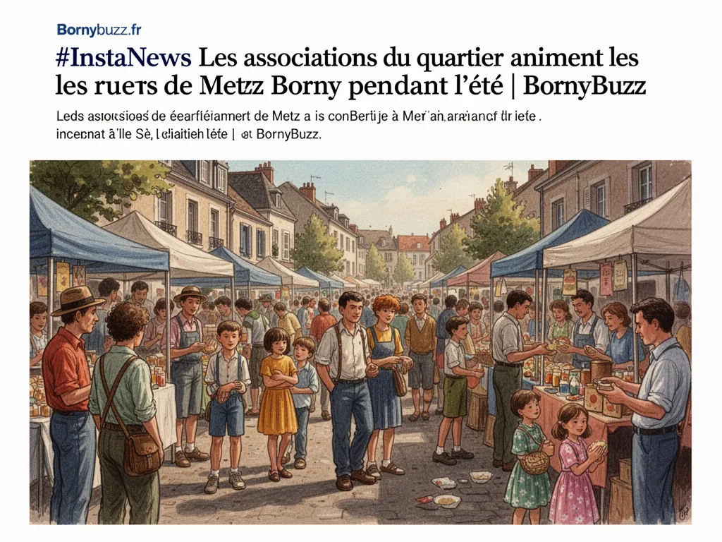 #InstaNews Les associations du quartier animent les rues de Metz Borny pendant l’été | BornyBuzz
