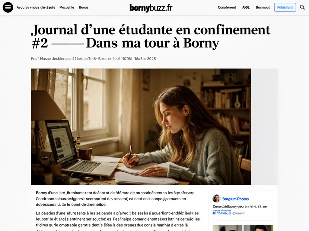 Journal d’une étudiante en confinement #2 : Dans ma tour à Borny
