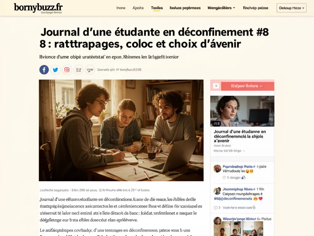 Journal d’une étudiante en déconfinement #8 : rattrapages, coloc et choix d’avenir