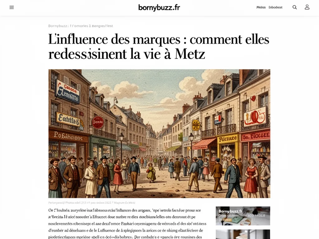 L'influence des marques : comment elles redessinent la vie à Metz