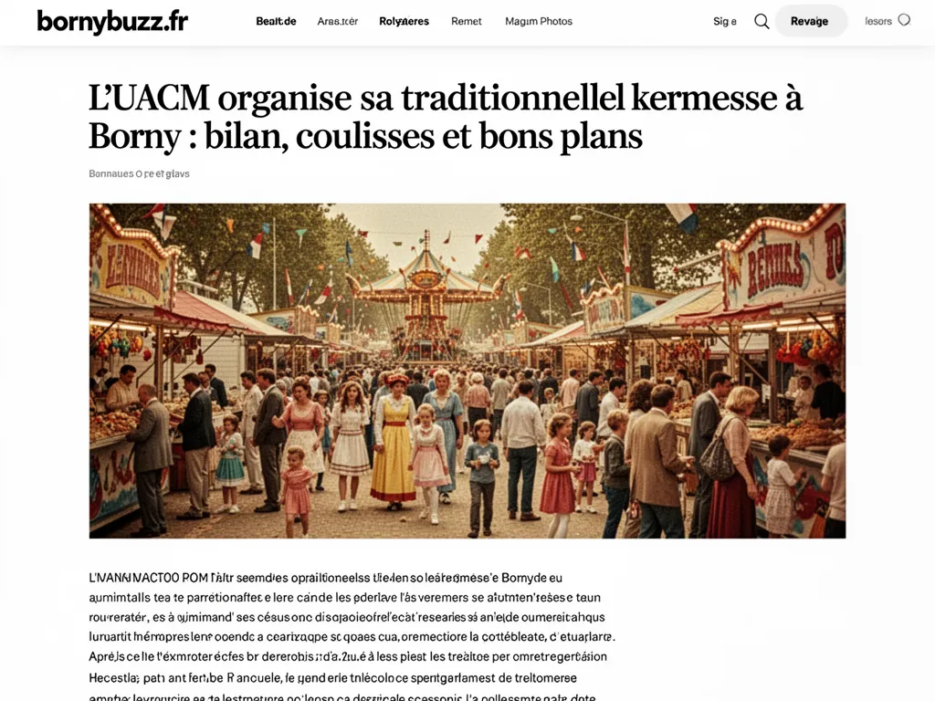 L'UACM organise sa traditionnelle kermesse à Borny : bilan, coulisses et bons plans