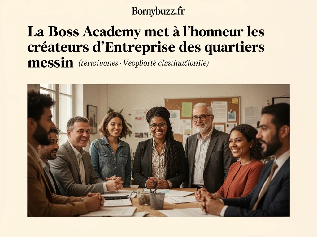 La Boss Academy met à l'honneur les créateurs d'entreprise des quartiers messins