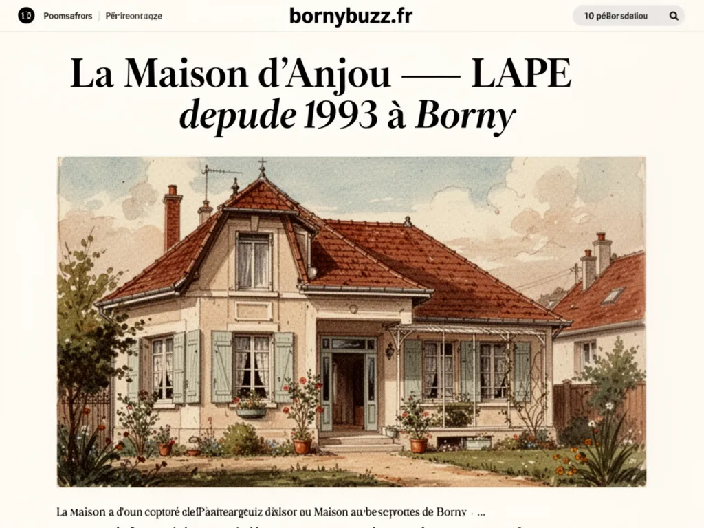 La Maison d'Anjou : LAPE depuis 1993 à Borny