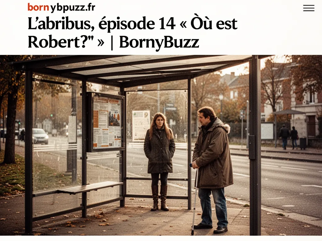 L’abribus, épisode 14 « Où est Robert? » | BornyBuzz