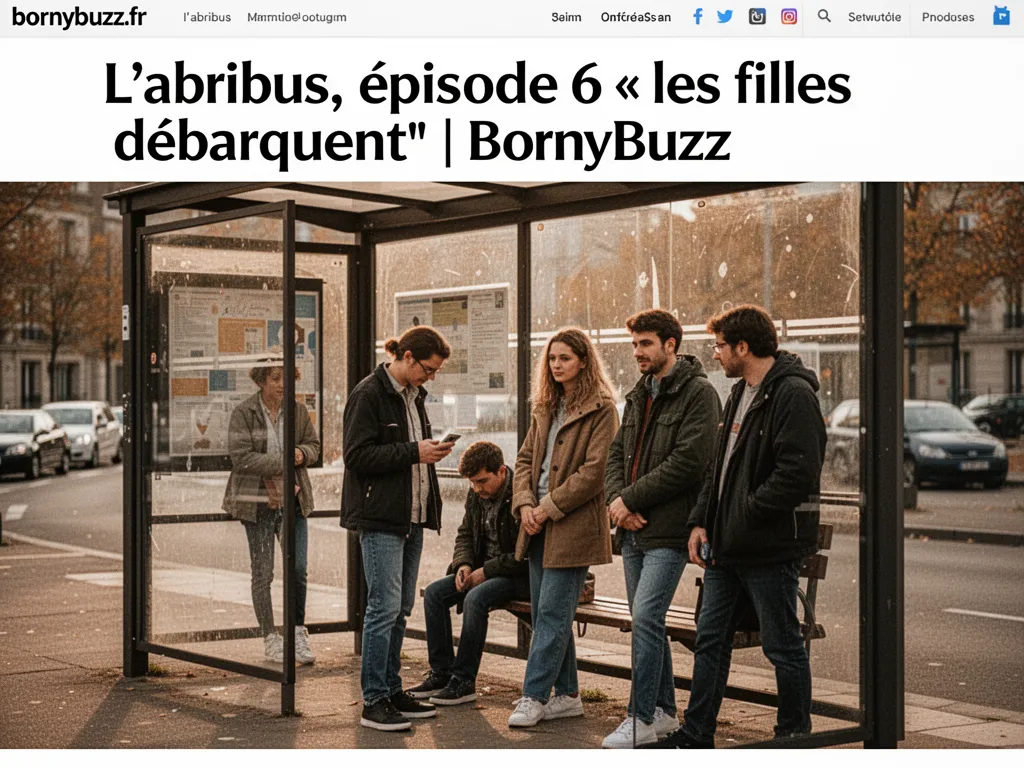 L’abribus, épisode 6 « les filles débarquent » | BornyBuzz