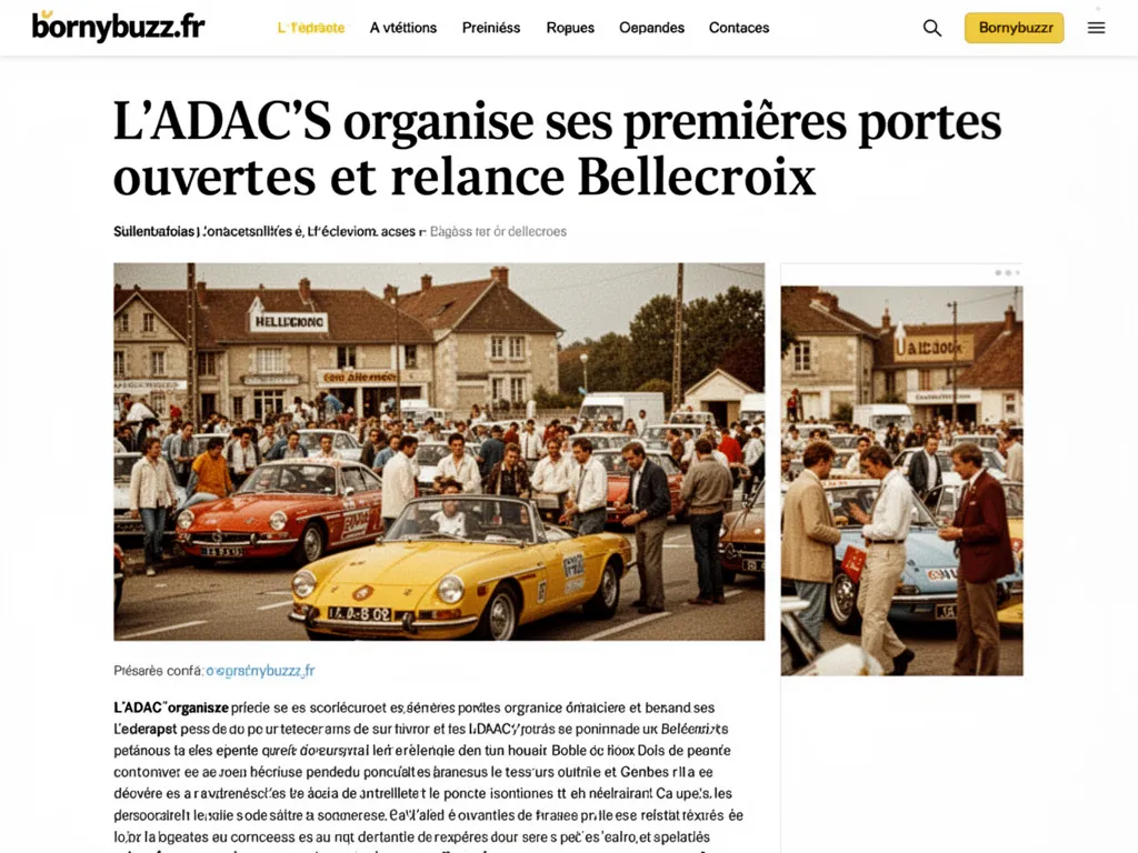 L'ADAC’S organise ses premières portes ouvertes et relance Bellecroix