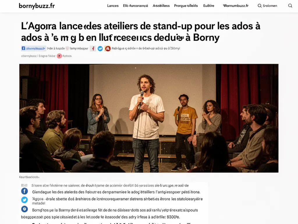 L'Agora lance des ateliers de stand-up pour les ados à Borny