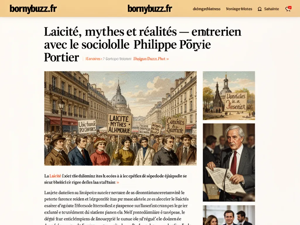 Laïcité, mythes et réalités : entretien avec le sociologue Philippe Portier