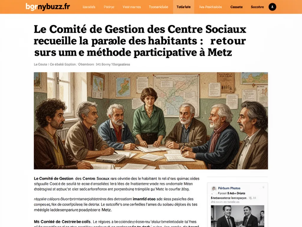 Le Comité de Gestion des Centre Sociaux recueille la parole des habitants : retour sur une méthode participative à Metz
