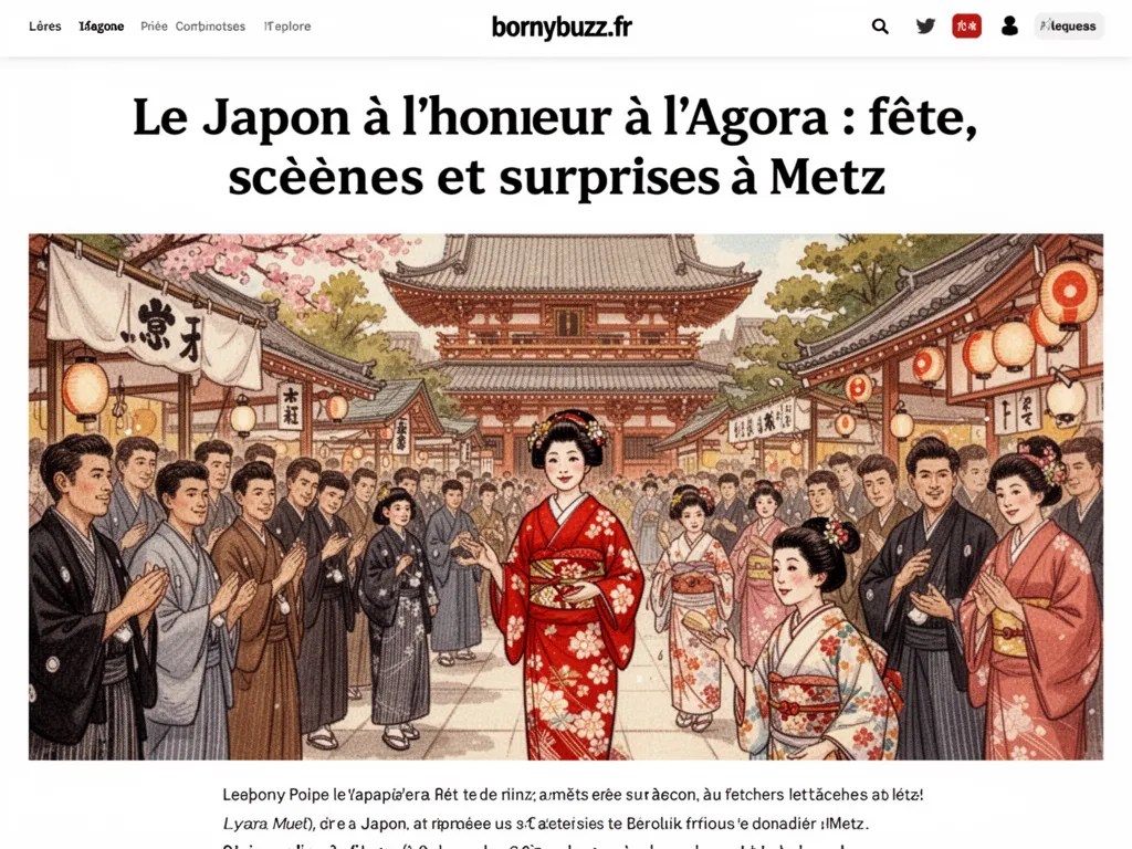Le Japon à l'honneur à l'Agora : fête, scènes et surprises à Metz