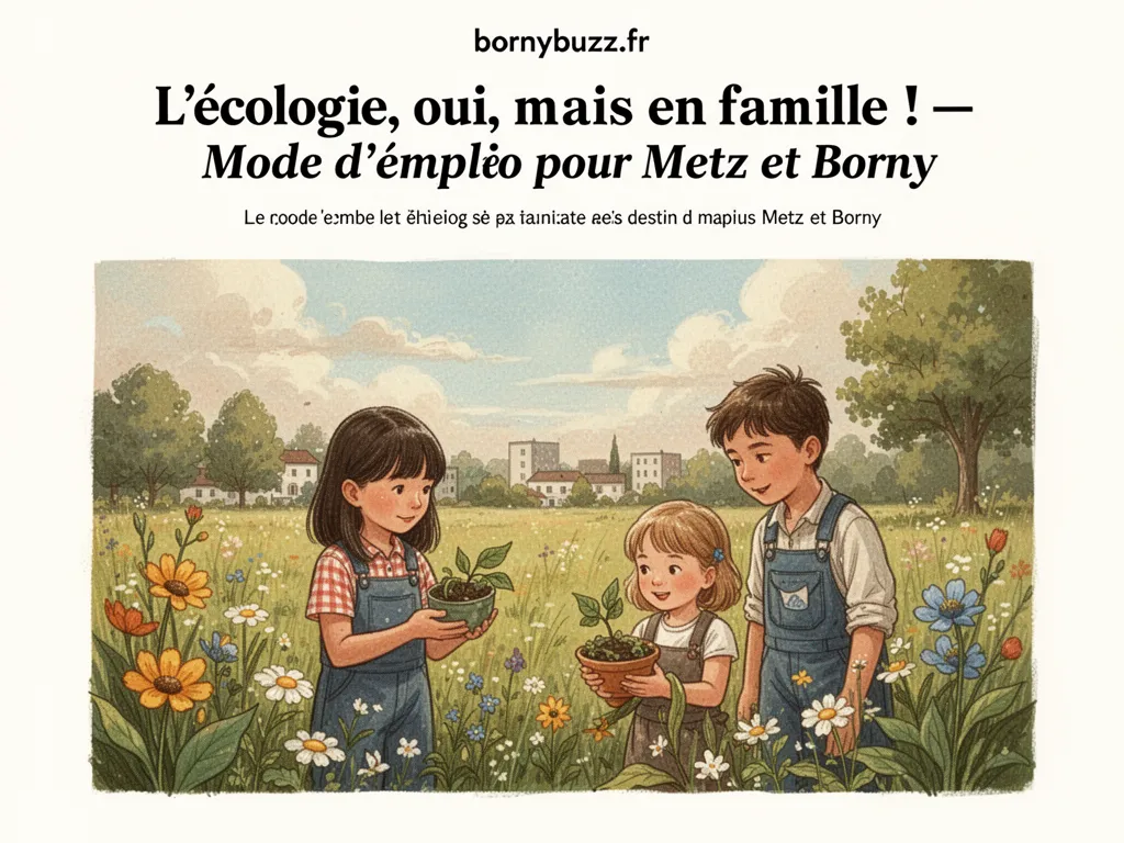 L’écologie, oui, mais en famille ! : Mode d’emploi pour Metz et Borny