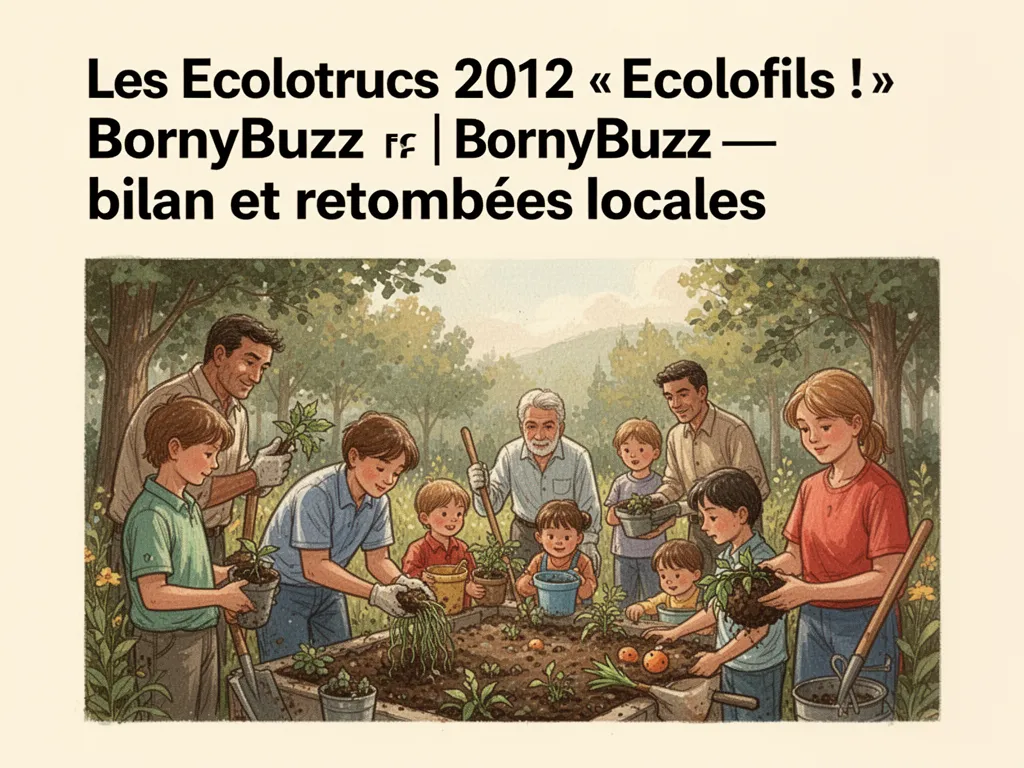 Les Ecolotrucs 2012 « Ecolofils ! » | BornyBuzz : bilan et retombées locales