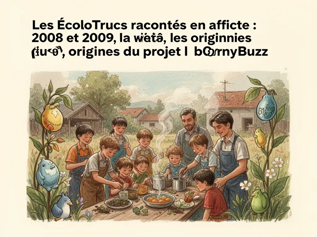 Les ÉcoloTrucs racontés en affiche : 2008 et 2009, les origines du projet | BornyBuzz