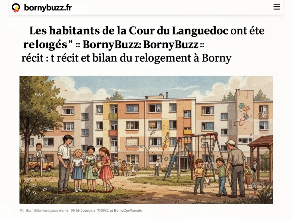 Les habitants de la Cour du Languedoc ont été relogésBornyBuzz : récit et bilan du relogement à Borny