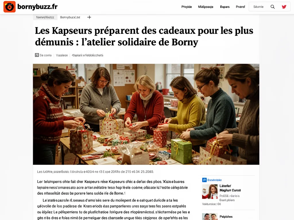 Les Kapseurs préparent des cadeaux pour les plus démunis : l’atelier solidaire de Borny