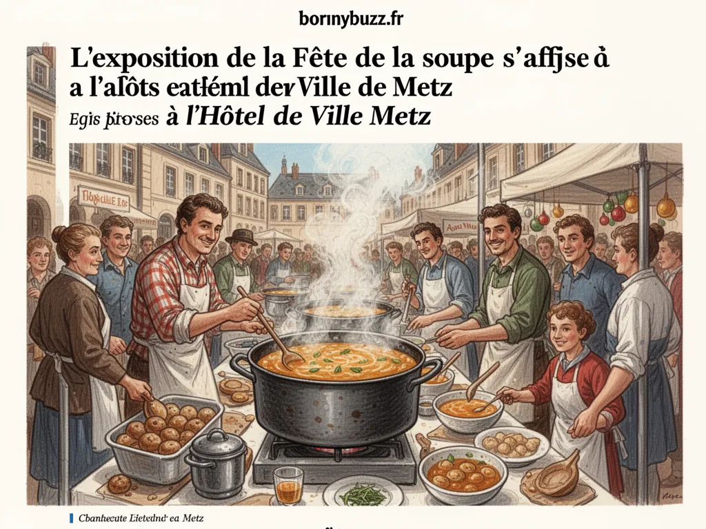 L'exposition de la Fête de la soupe s'affiche à l'Hôtel de Ville de Metz