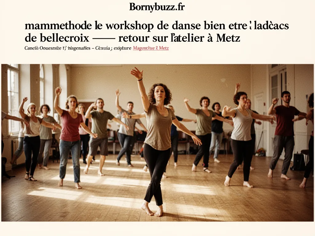 mammethode le workshop de danse bien etre a ladacs de bellecroix : retour sur l'atelier à Metz