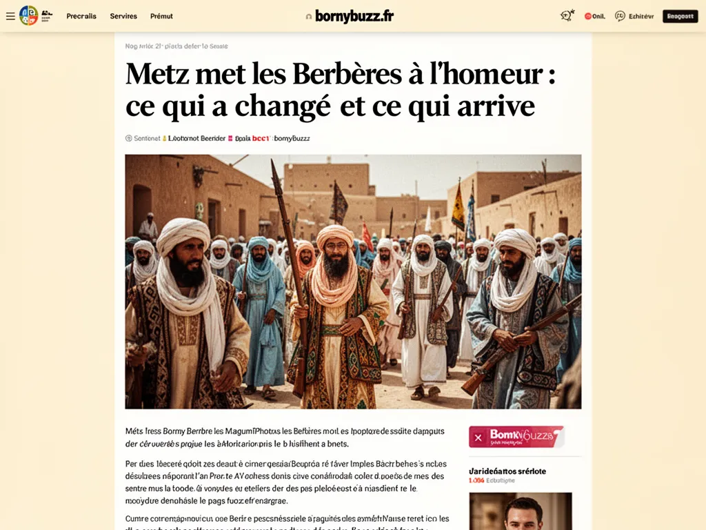 Metz met les Berbères à l’honneur : ce qui a changé et ce qui arrive