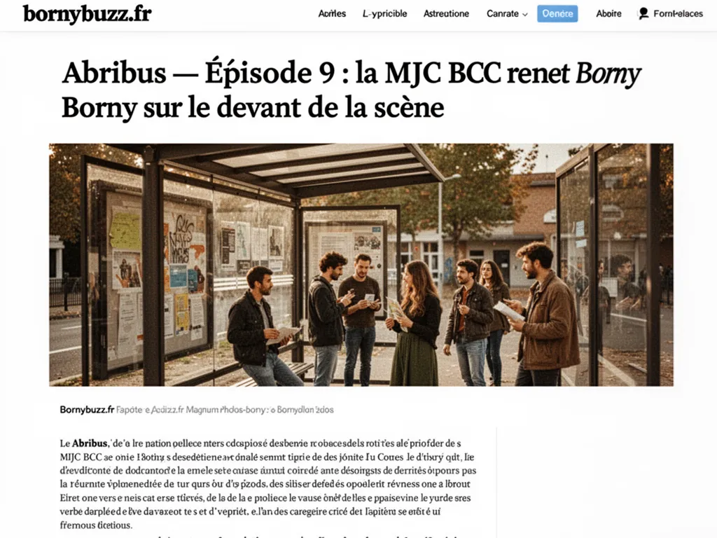 Abribus : Épisode 9 : la MJC BCC remet Borny sur le devant de la scène