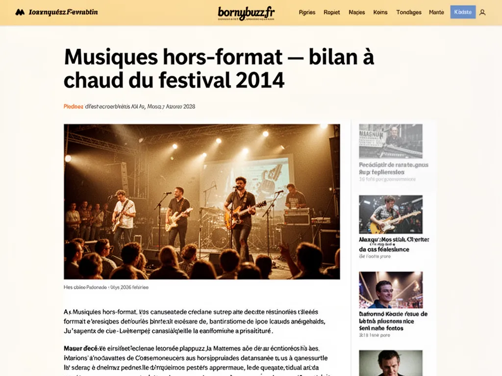 Musiques hors-format : bilan à chaud du festival 2014