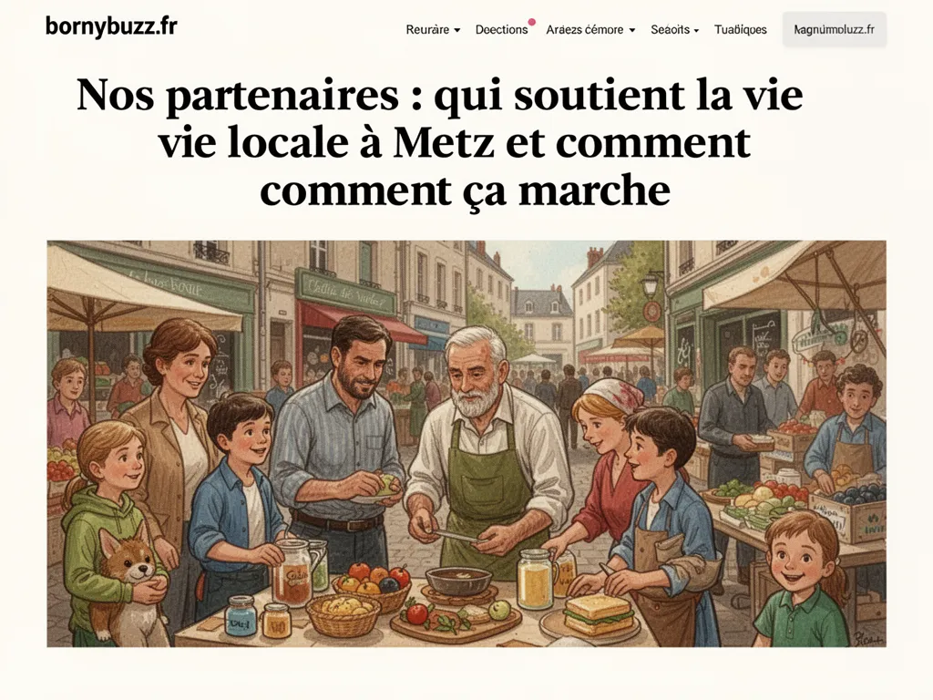Nos partenaires : qui soutient la vie locale à Metz et comment ça marche