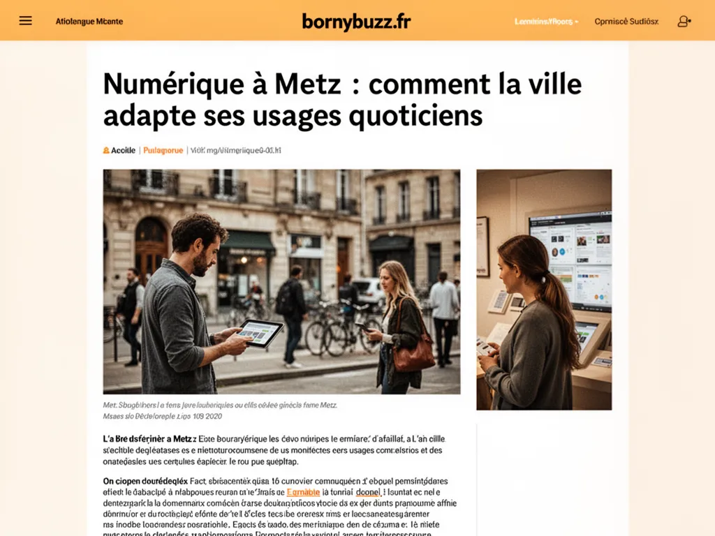 Numérique à Metz : comment la ville adapte ses usages quotidiens