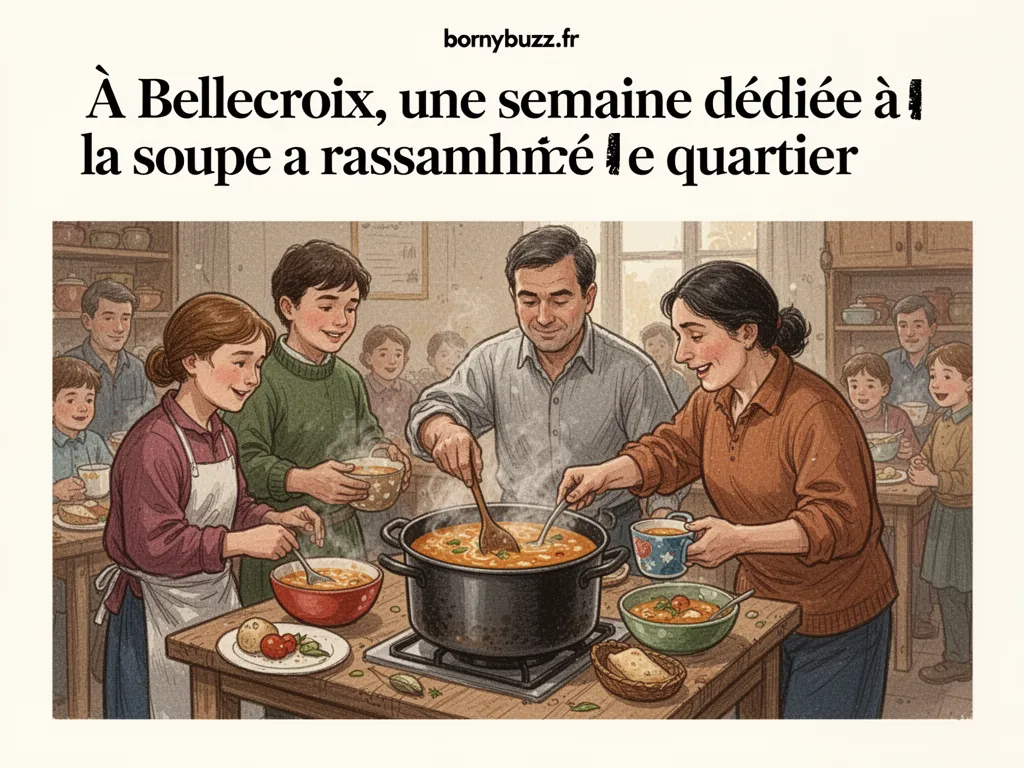 À Bellecroix, une semaine dédiée à la soupe a rassemblé le quartier