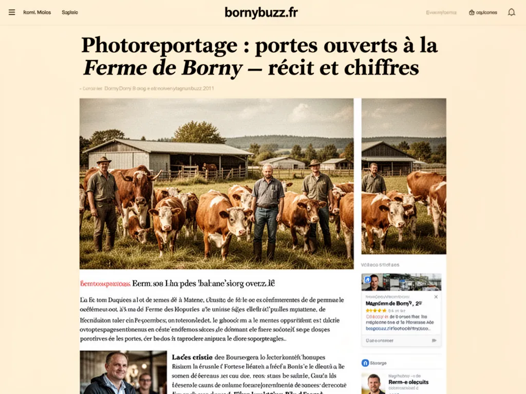 Photoreportage : portes ouvertes à la Ferme de Borny : récit et chiffres