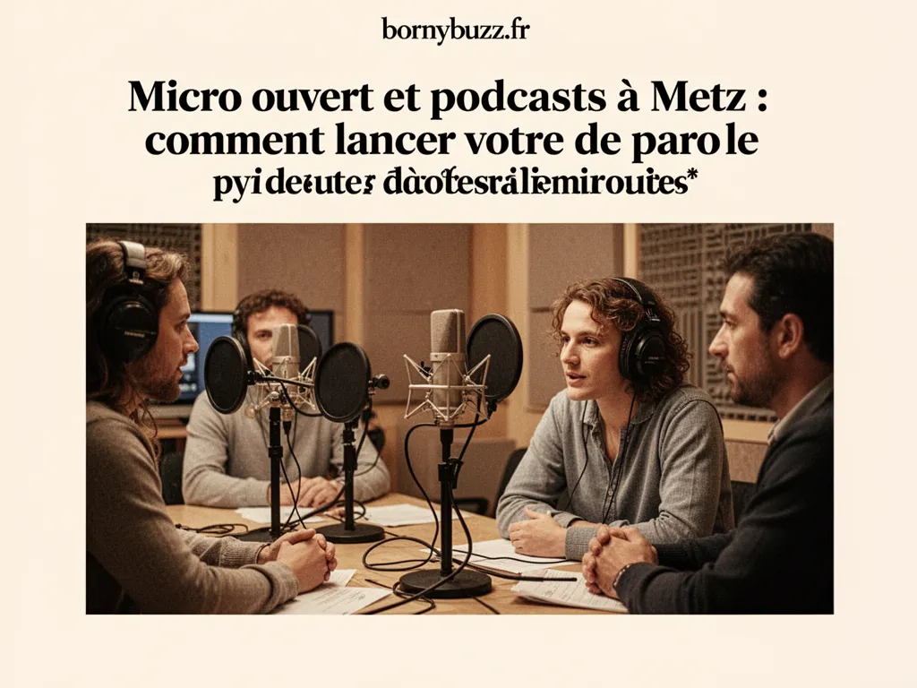 Micro ouvert et podcasts à Metz : comment lancer votre prise de parole