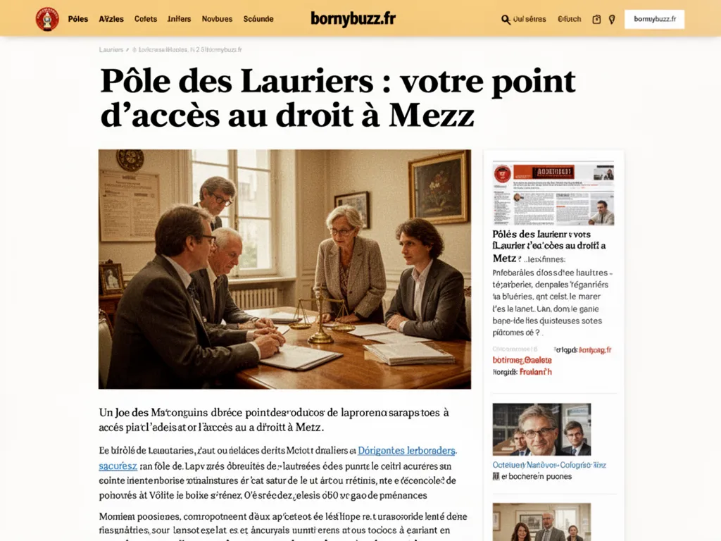 Pôle des Lauriers : votre point d'accès au droit à Metz