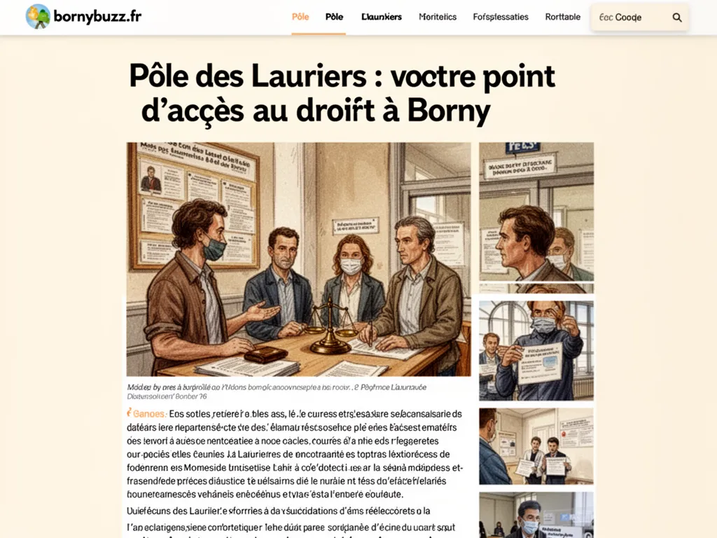 Pôle des Lauriers : votre point d’accès au droit à Borny