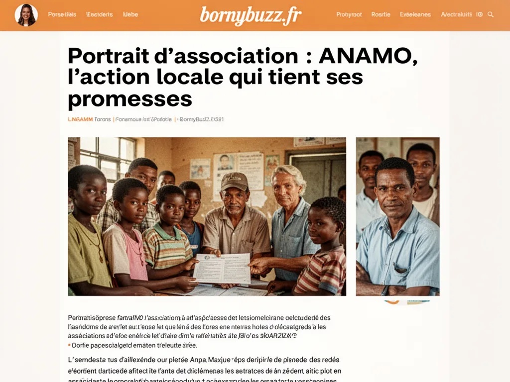 Portrait d'association : ANAAMO, l'action locale qui tient ses promesses