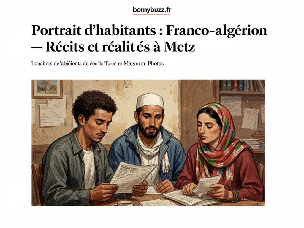 Portrait d'habitants : Franco-algérien : Récits et réalités à Metz