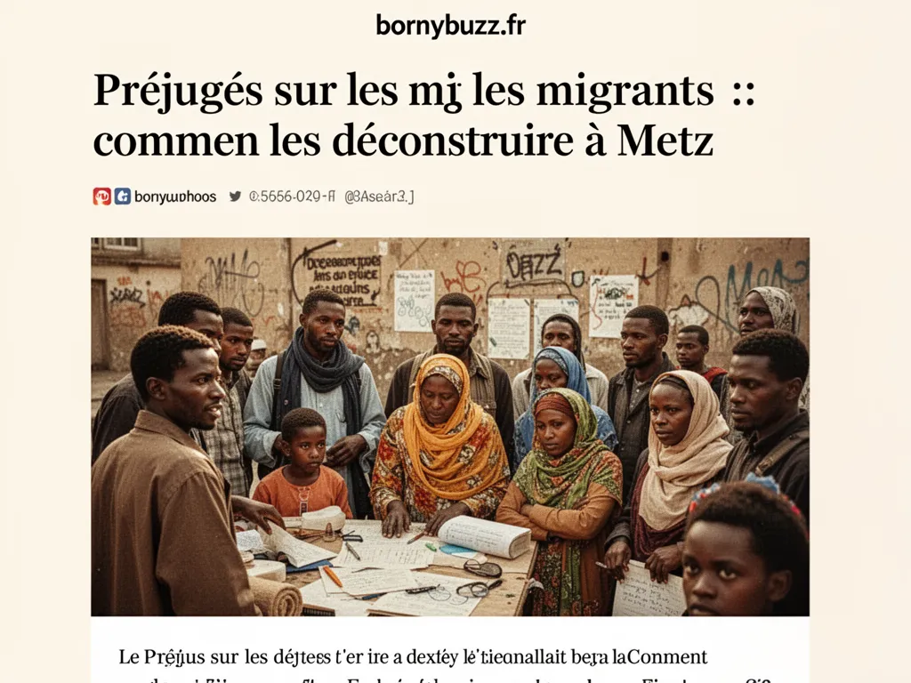 Préjugés sur les migrants : comment les déconstruire à Metz