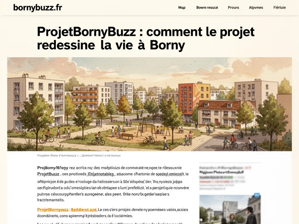 ProjetBornyBuzz : comment le projet redessine la vie à Borny